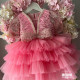 Rochie fete paiete roz Special Pink Calla