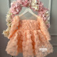 Rochie fete Special Rose Flowers