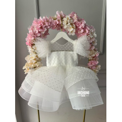 Rochie fete White Bubbles