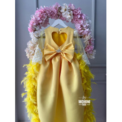 Rochie fete Yellow Bijoux