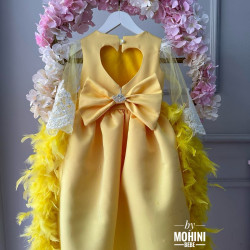 Rochie fete Yellow Bijoux