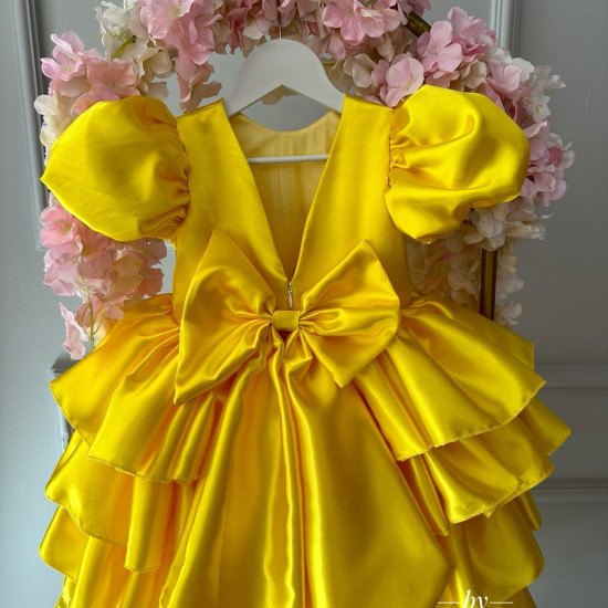 Rochie fete Yellow Stunning Princess