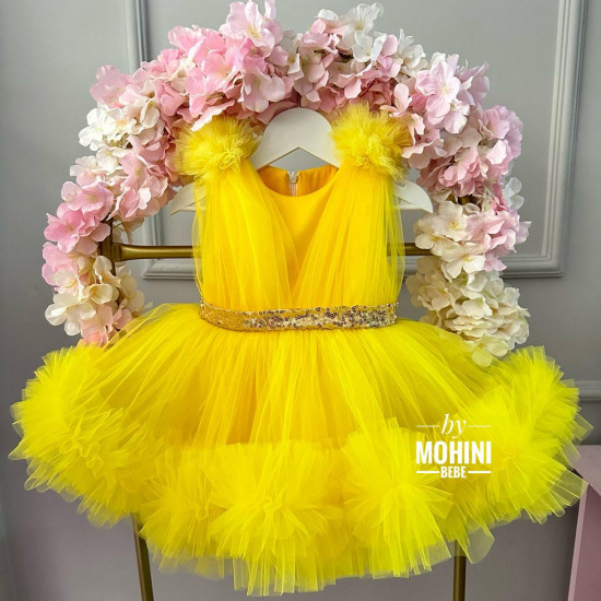 Rochie fete Yellow Suki