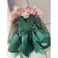 Rochie fete Green Sparkle