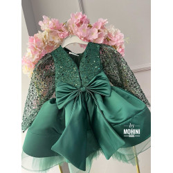 Rochie fete Green Sparkle