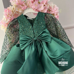 Rochie fete Green Sparkle