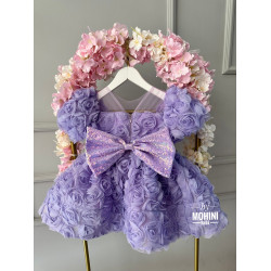Rochie fete eleganta lila Lilac Rose Flowers
