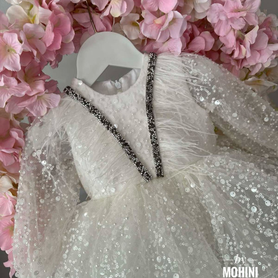 Rochie fete White Sparkles