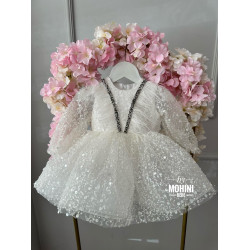 Rochie fete White Sparkles