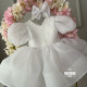 Rochie de botez fetita Baby White