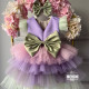 Rochie eleganta cu volane colorate copii New Capella