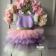 Rochie eleganta cu volane colorate copii New Capella
