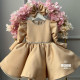 Rochie bej fete - Rochie Beige Mabella