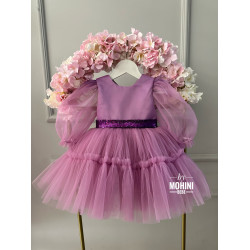 Rochie de ocazie tul si paiete Unique Event