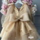 Rochie de petrecere fete - Rochie bej Splendid Beige