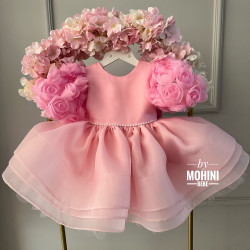 Rochie roz eleganta fete New Sweet Pink Flowers