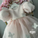 Rochie roz pudra fete - Rochie fluture Luxury Butterfly Dress