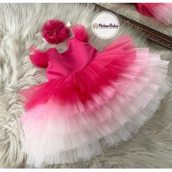 Rochie specială fete - Rochie fucsia ELLE