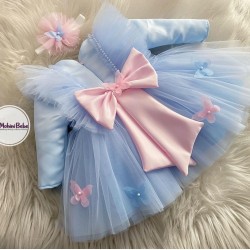 Rochie botez fete BLUE CIEL