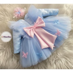 Rochie botez fete BLUE CIEL