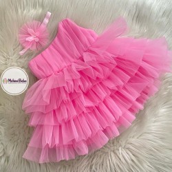 Rochie roz neon fete ARYA