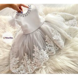 Rochie crestinare fetita - Rochie dantela BREE