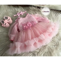 Rochie fete PINK FOR BABY