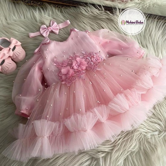 Rochie fete PINK FOR BABY