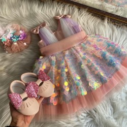 Rochie paiete fetita EVIE