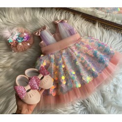 Rochie paiete fetita EVIE