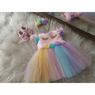 Rochie fetita Unicorn Girl