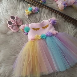 Rochie fetita Unicorn Girl