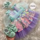 Set mama-fiica PURPLE TURQUOISE