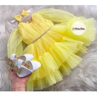 Rochie galbena fetita BRIELLE