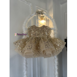 Rochie fete Gold Esmeray