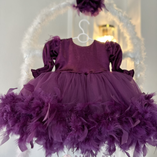 Rochie printesa Purple Annya Baby