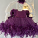 Rochie printesa Purple Annya Baby