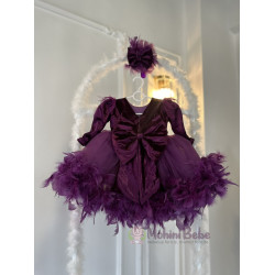 Rochie printesa Purple Annya Baby
