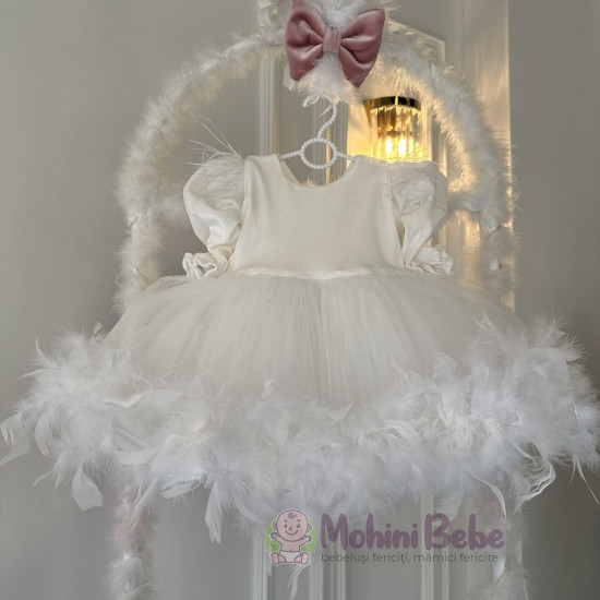 Rochie printesa White Annya Baby
