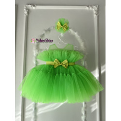 Rochie printesa Astra Green Neon