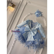Rochie fete Ayva Light Blue