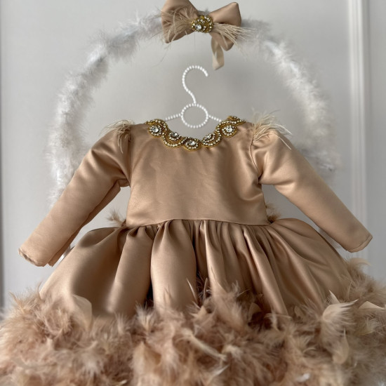 Rochie printesa Beige Rafaella