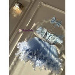 Rochie printesa Blue Marissa