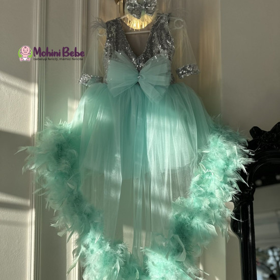 Rochie printesa Cecilia Turcoaz