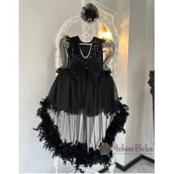 Rochie printesa Cecillia Black