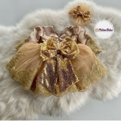 Rochie printesa Gold Baby