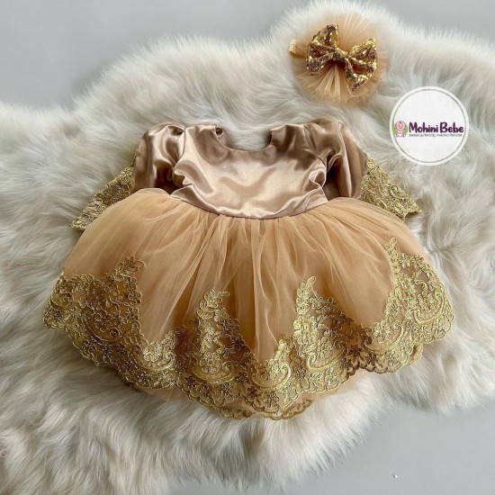 Rochie printesa Gold Baby