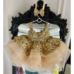 Rochie printesa Gold Caroline