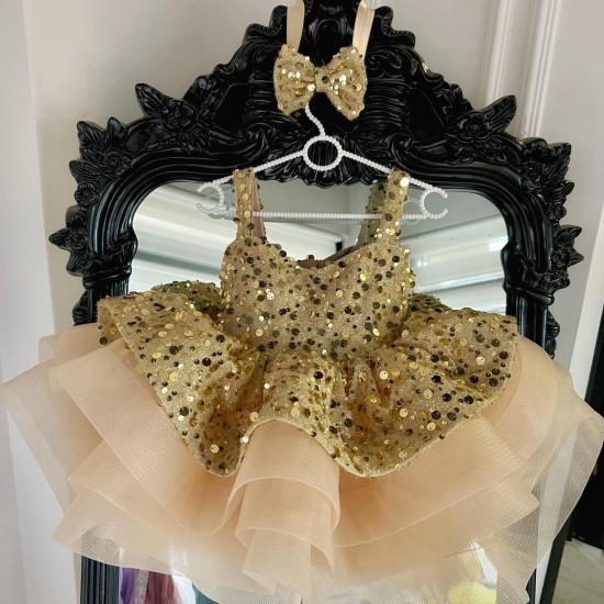 Rochie printesa Gold Caroline
