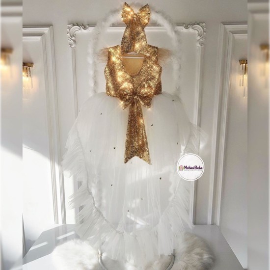 Rochie printesa Gold Maggia